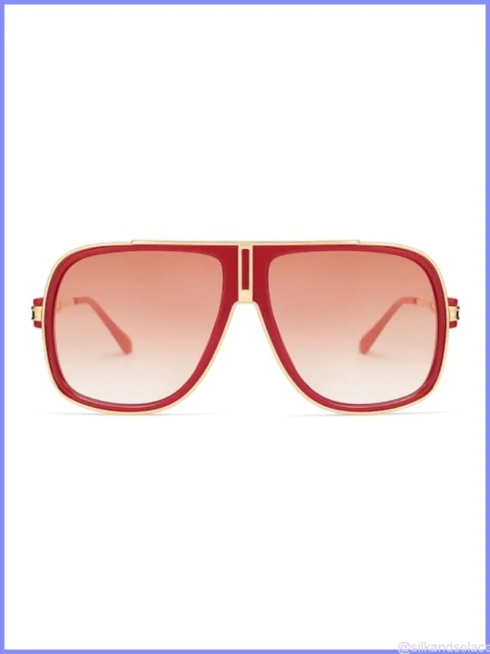 Oversized Retro Aviator Sunglasses UV400 Full Frame Driving